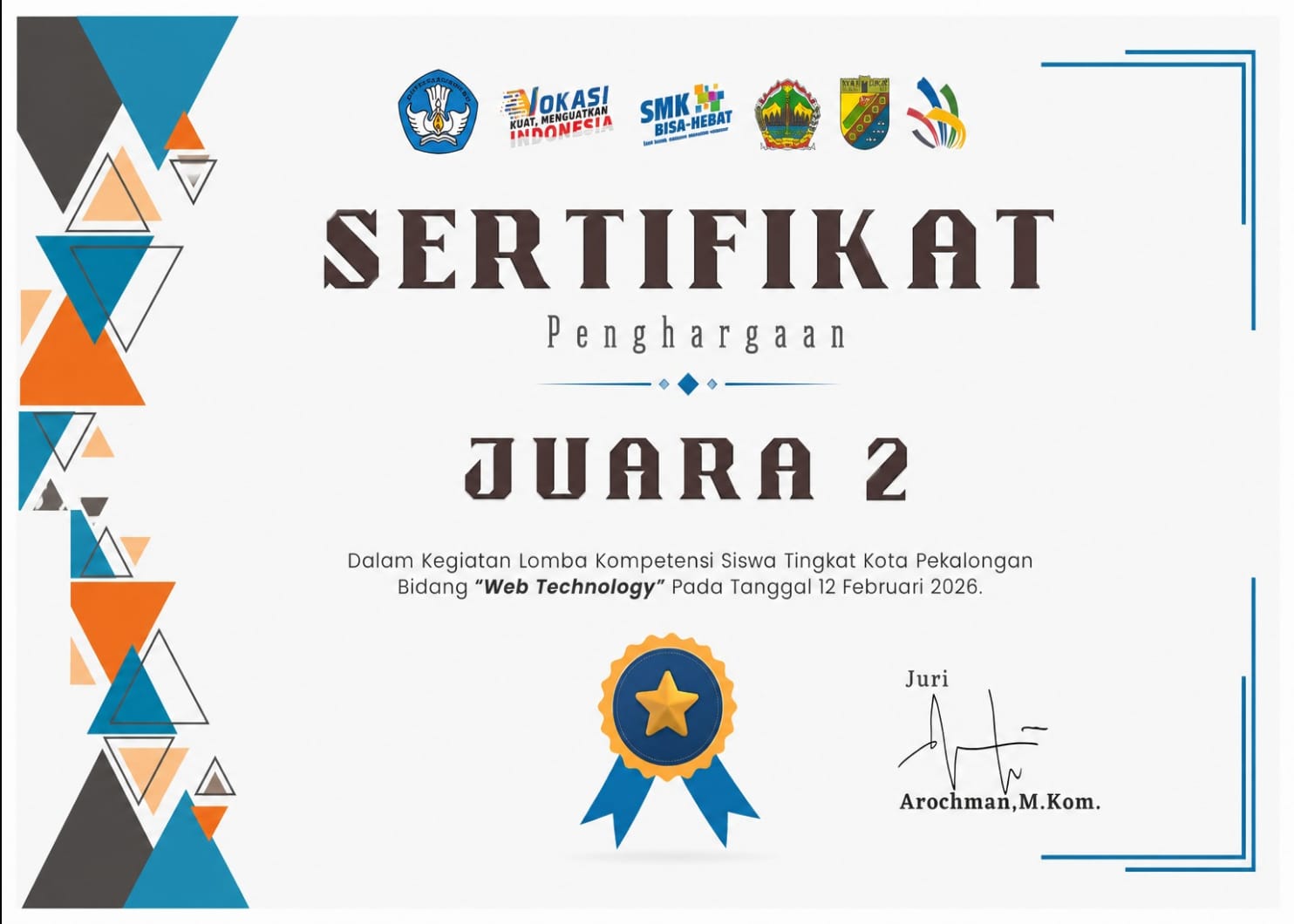 LKS 2026 Web Technologies